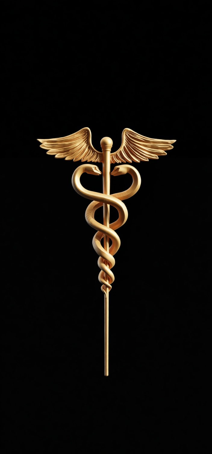 Caduceus Medical Staff free 3D printable STL