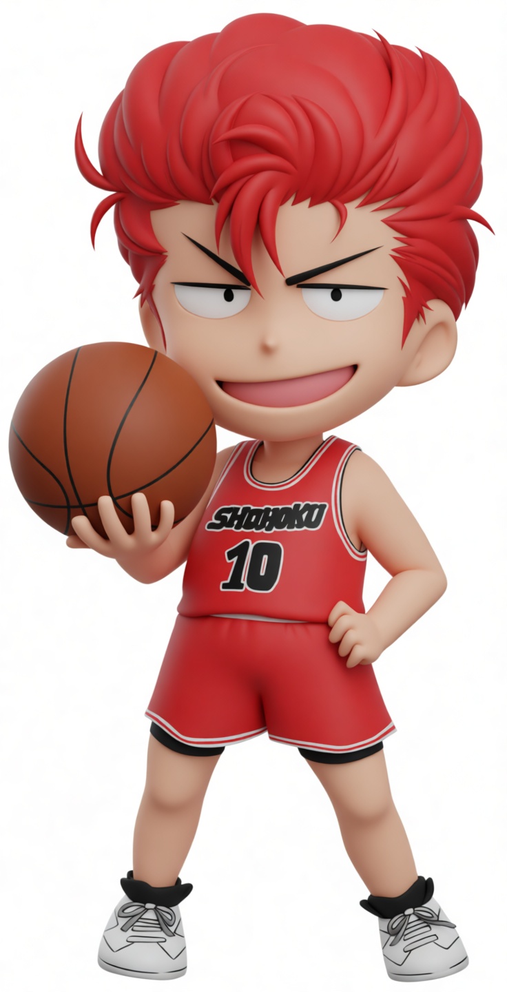 Hanamichi Sakuragi Figurine free 3D printable STL