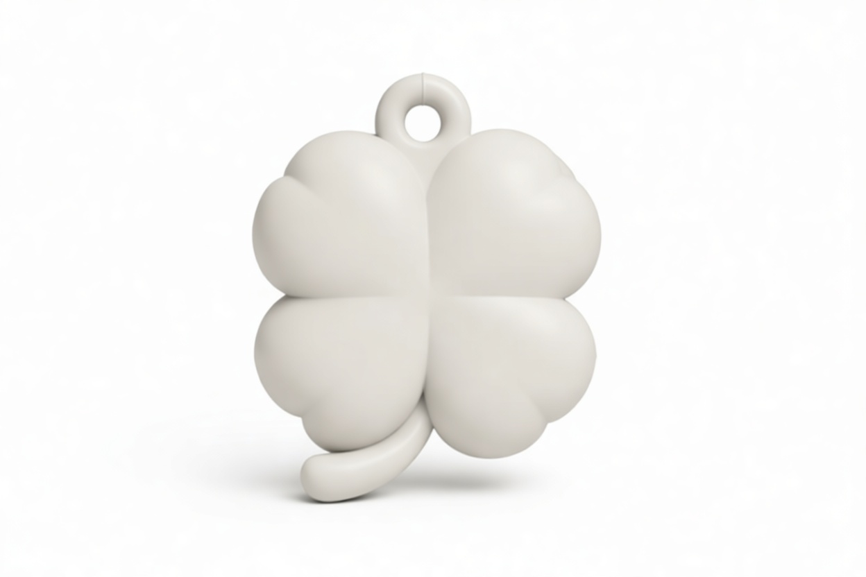 Four Leaf Clover Pendant free 3D printable STL
