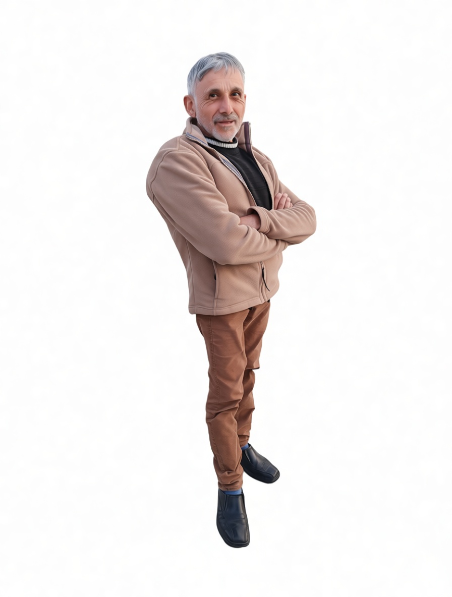 Elderly Man Figurine free 3D printable STL
