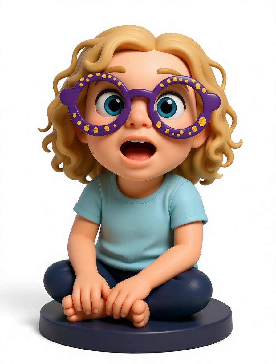 Surprised Child Figurine free 3D printable STL