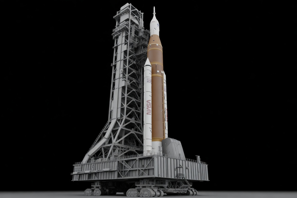 NASA Artemis I Rocket Model free 3D printable STL