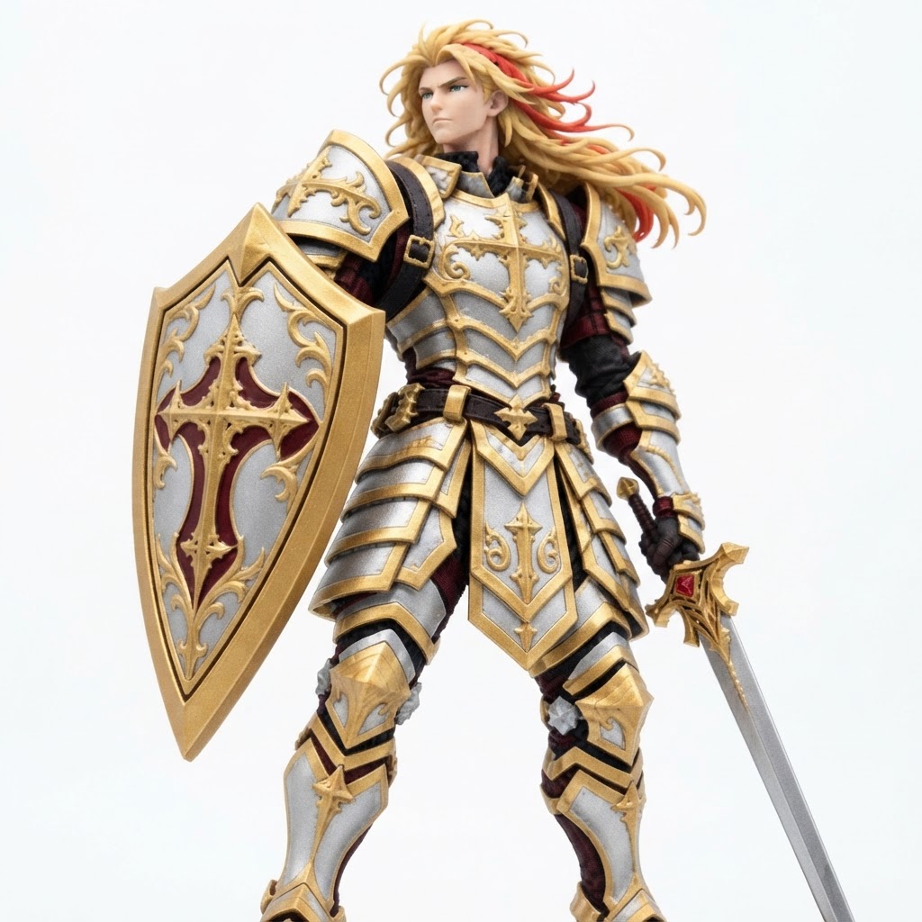 Golden Knight Figurine free 3D printable STL