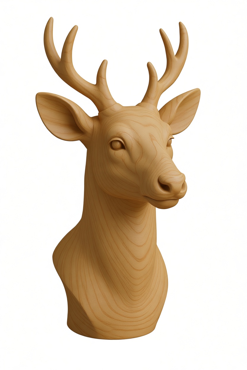 Deer Head Bust free 3D printable STL