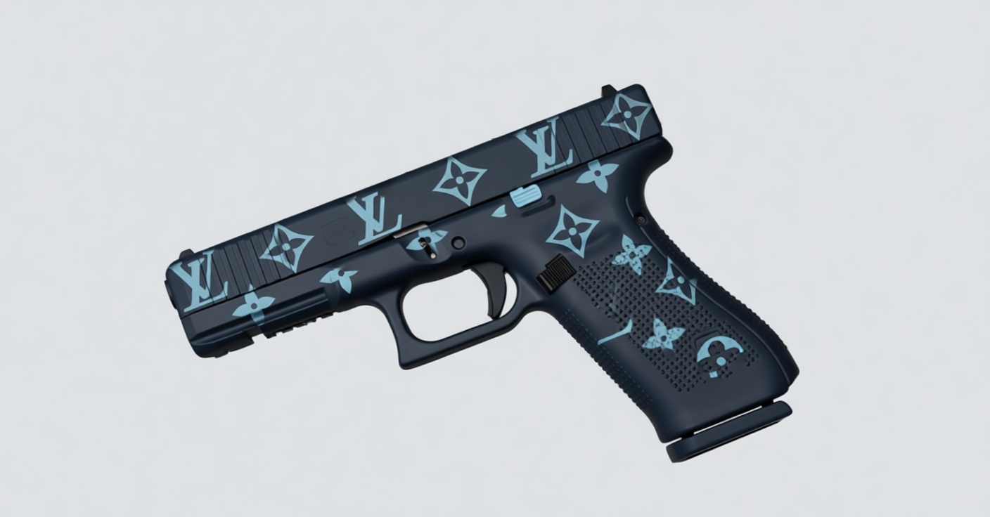 Glock 17 Handgun Model free 3D printable STL