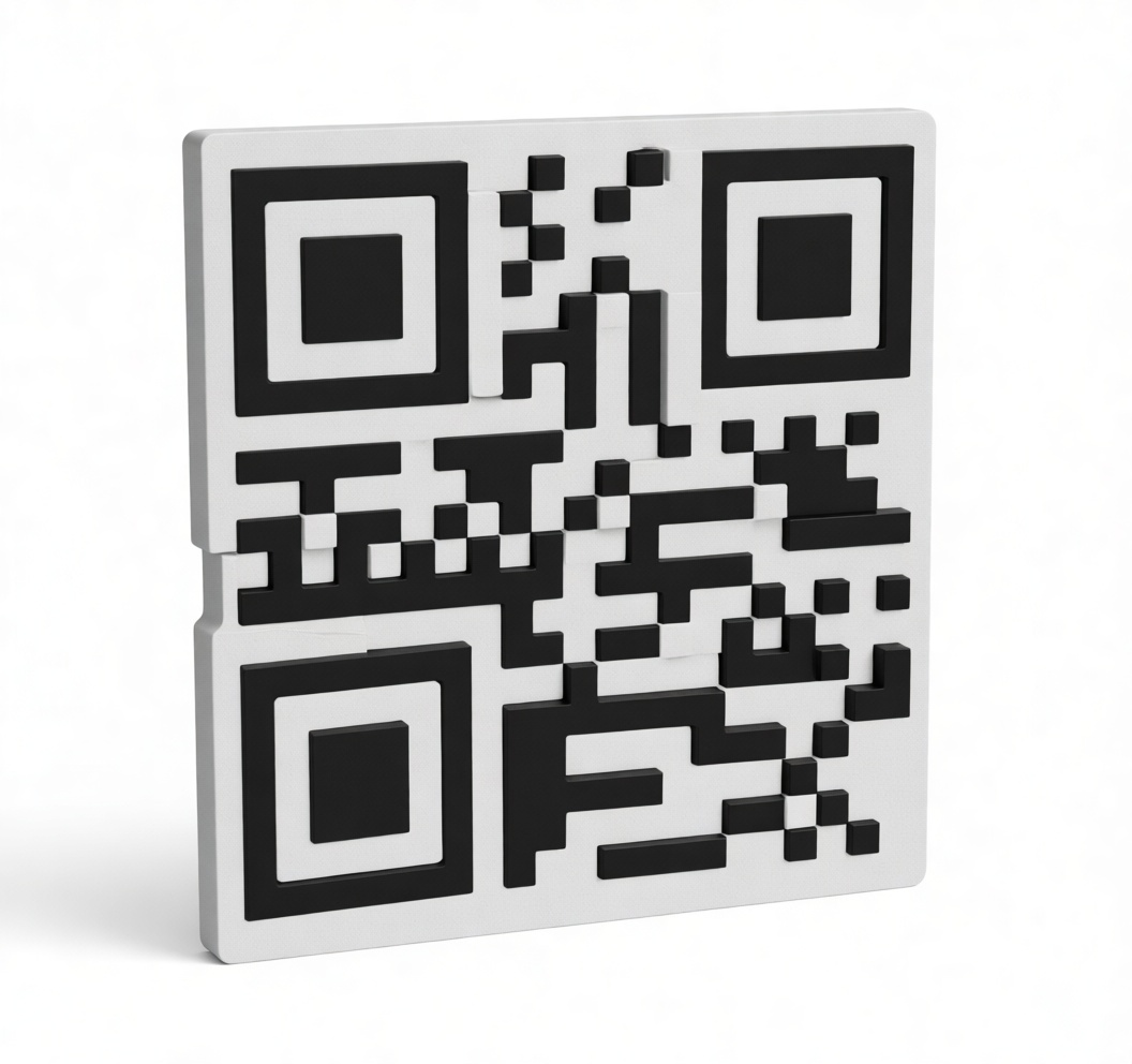 3D Printable QR Code free 3D printable STL