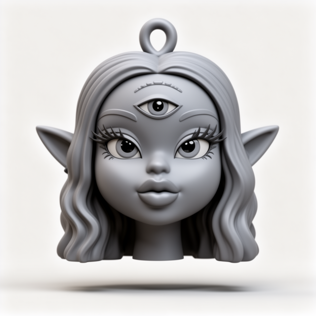 Bratz Girl Head Bust free 3D printable STL