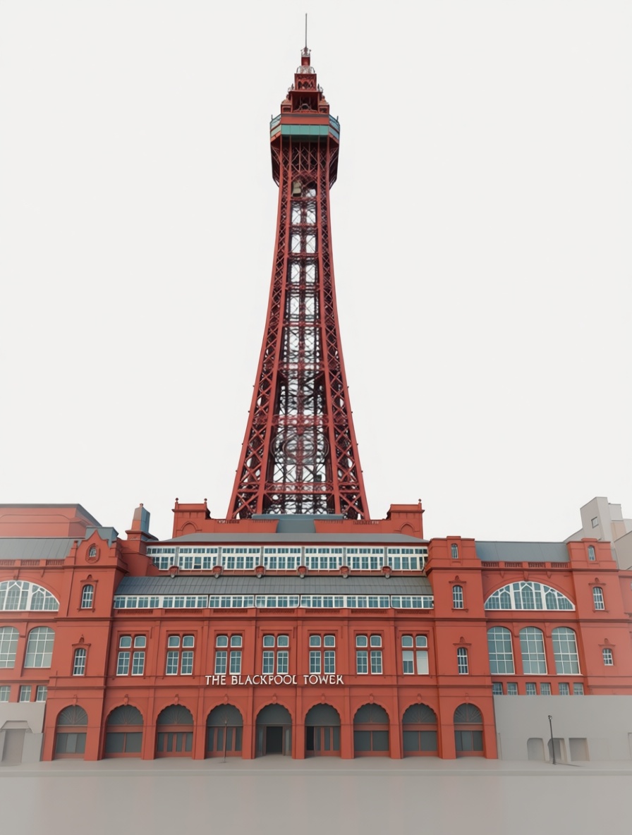 Blackpool Tower Model free 3D printable STL