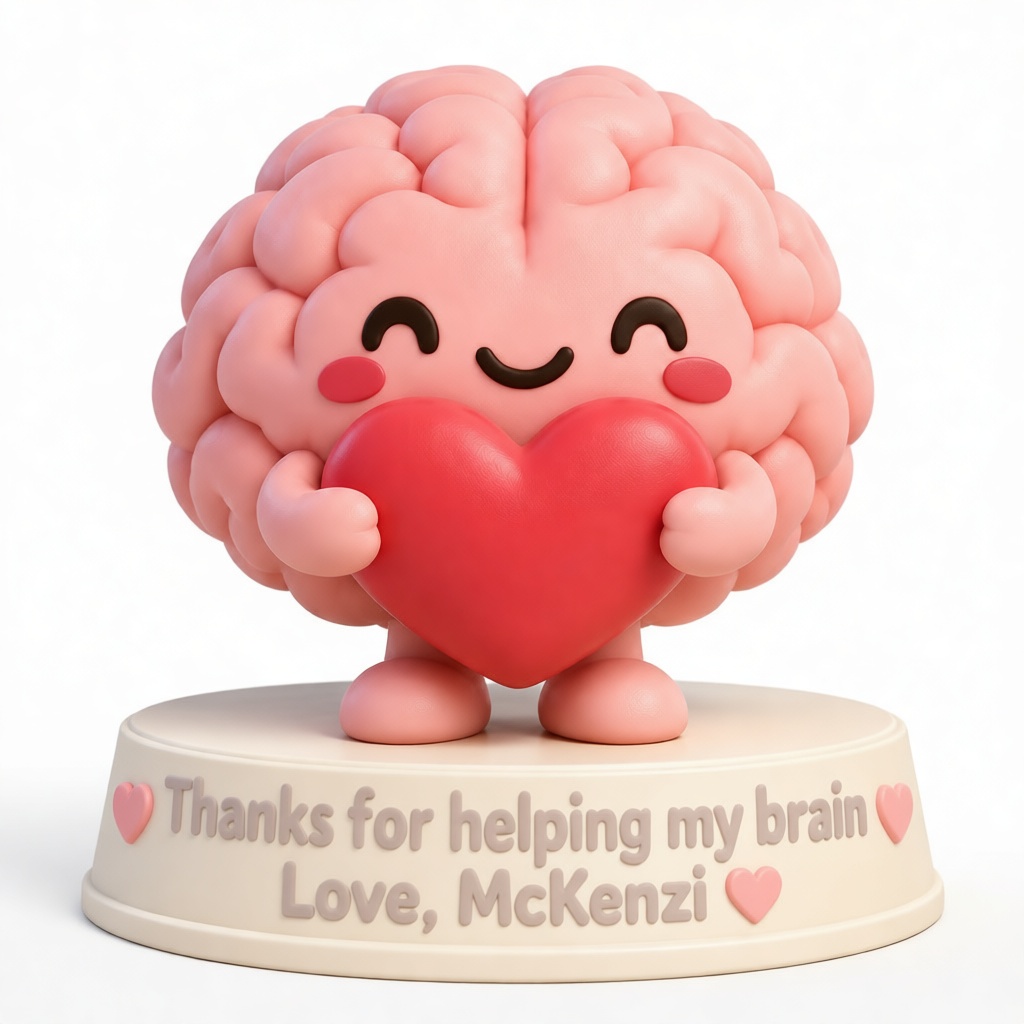 Happy Brain Figurine free 3D printable STL