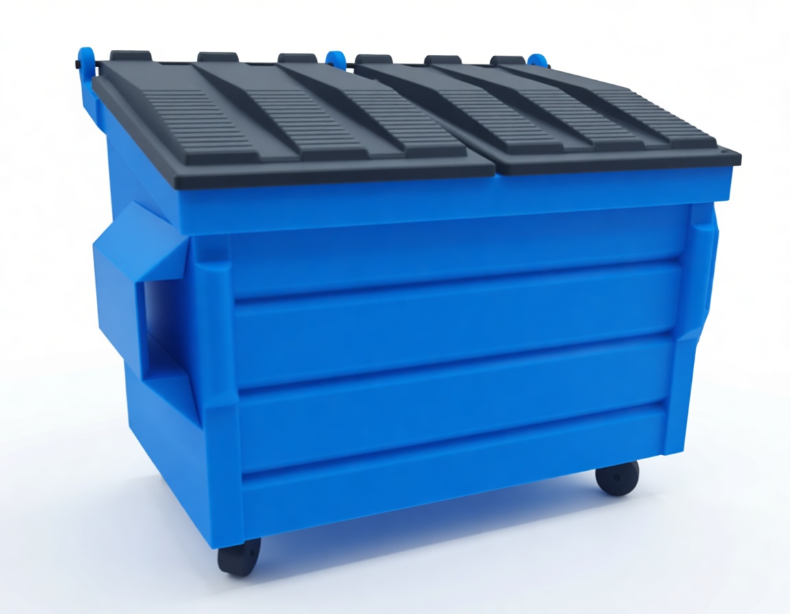 Industrial Dumpster Model free 3D printable STL