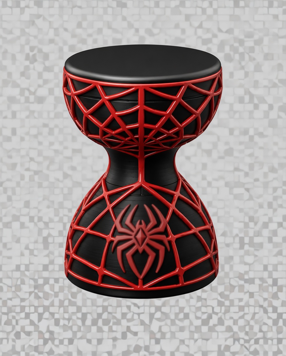 Spider-Man Themed Hourglass free 3D printable STL