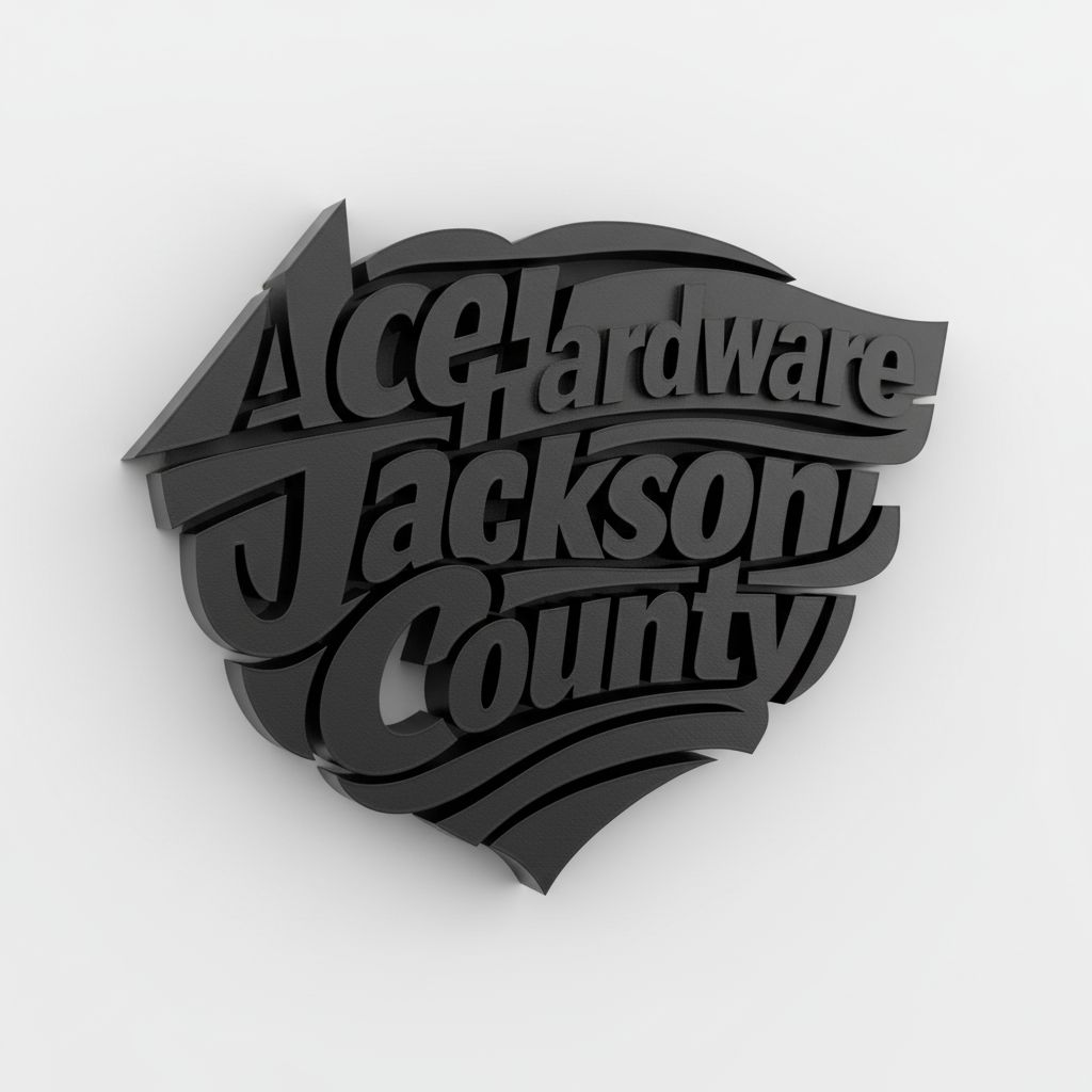 Stylish 3D Sign Design free 3D printable STL