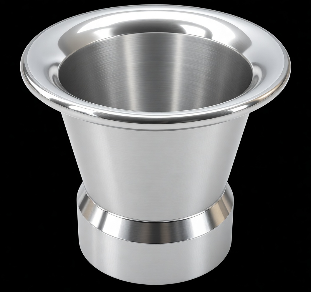Polished Metal Flared Nozzle free 3D printable STL