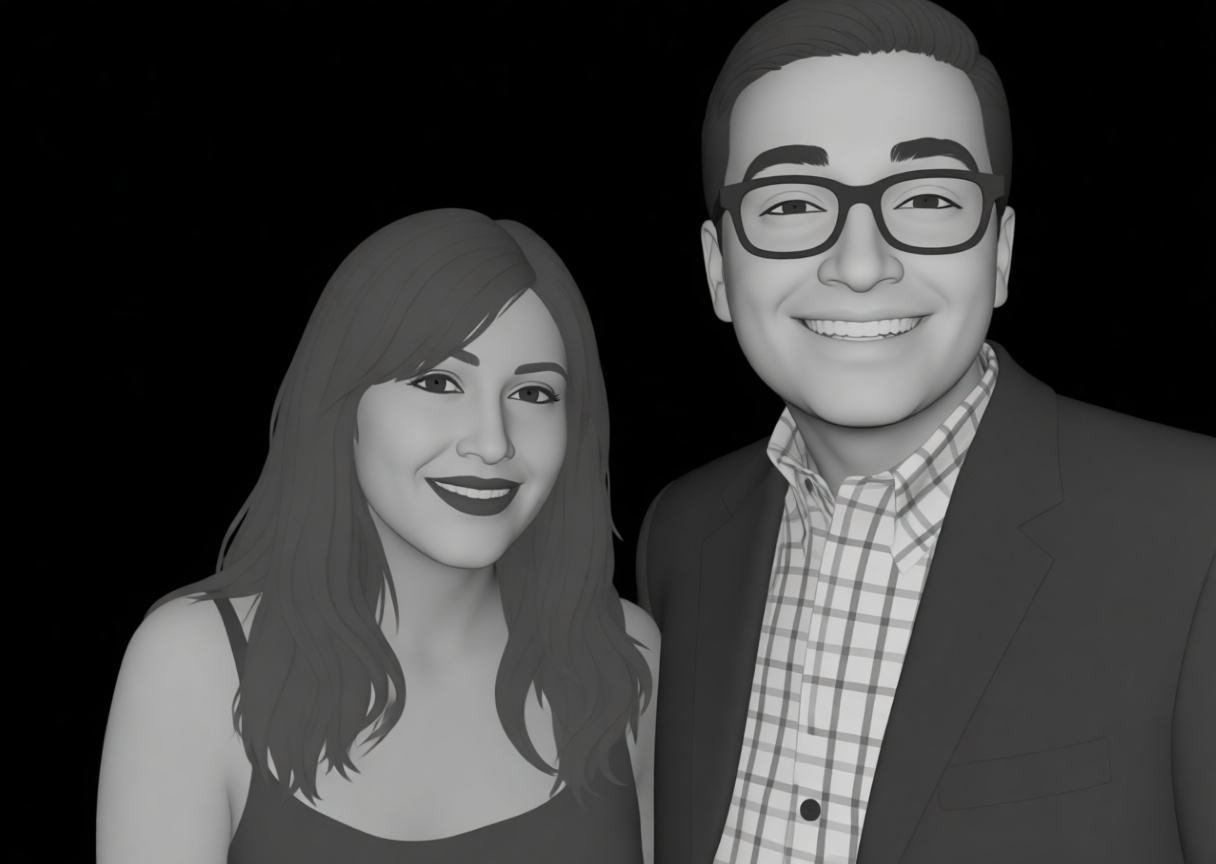Couple Portrait Bust free 3D printable STL