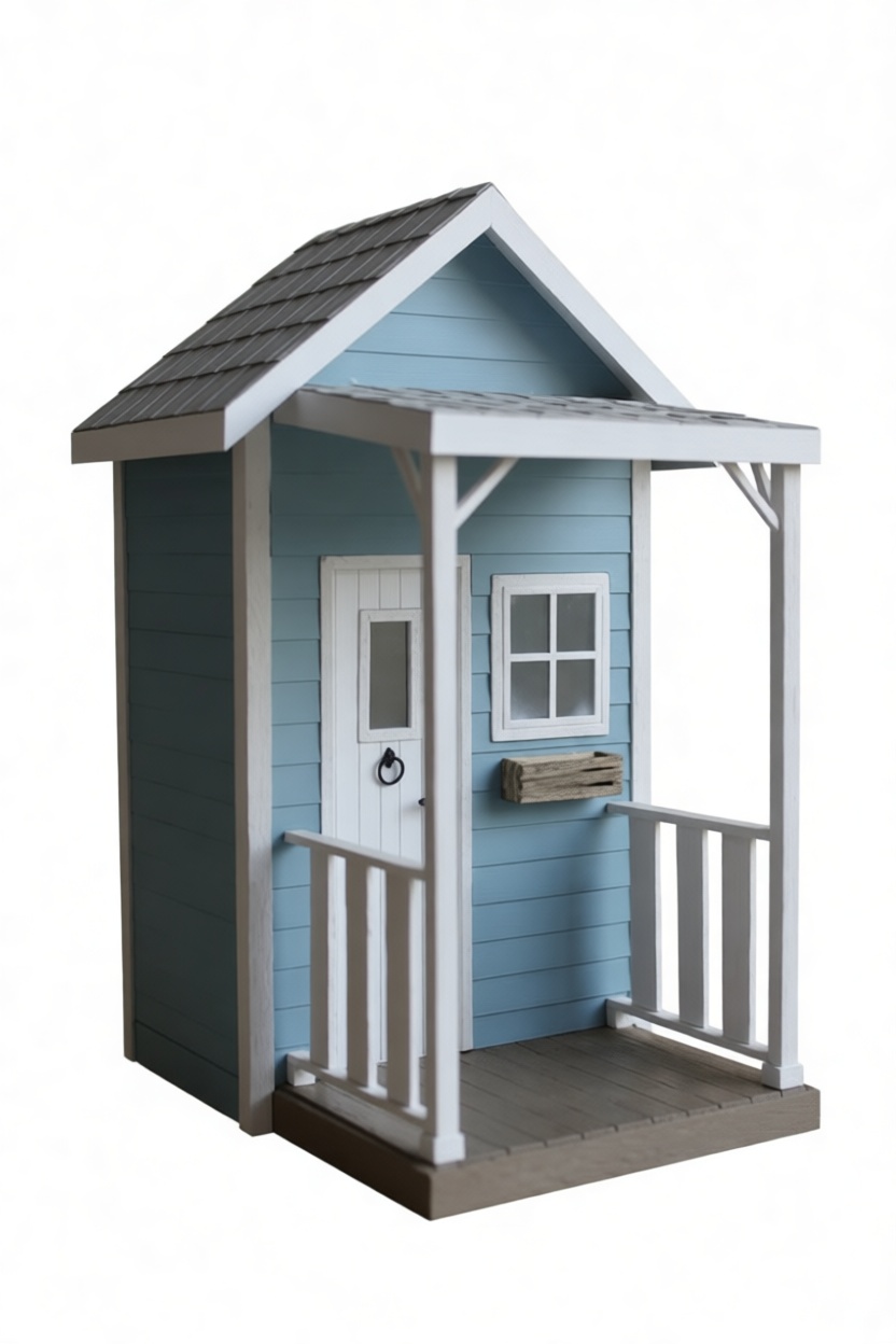 Blue Playhouse Model free 3D printable STL