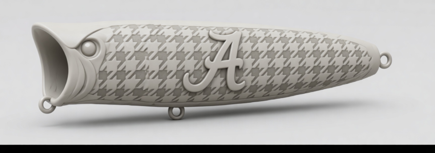 Alabama Fishing Lure free 3D printable STL