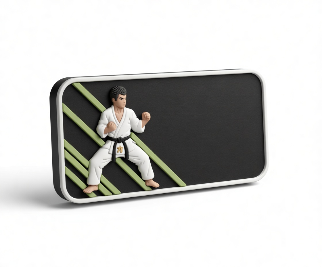 Karateka Wall Plaque free 3D printable STL