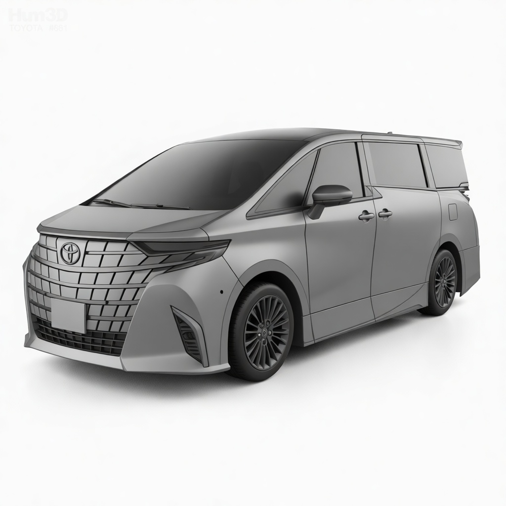Toyota Alphard Model free 3D printable STL