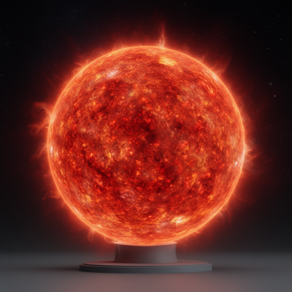 Red Giant Star Model free 3D printable STL