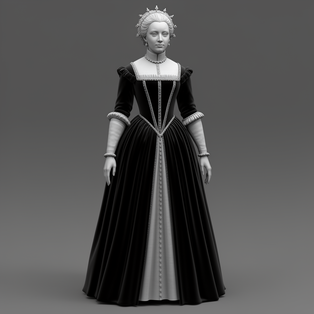 Mary Queen Scots Sculpture free 3D printable STL