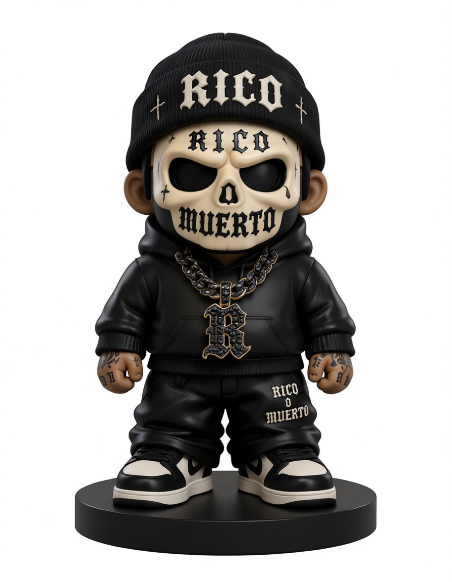 Rico O Muerto Figurine free 3D printable STL