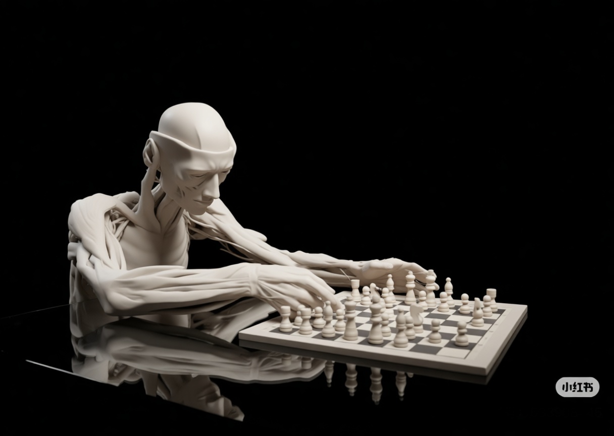 Elderly Man Chess Sculpture free 3D printable STL