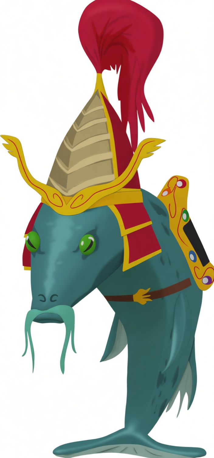 Samurai Catfish Figurine free 3D printable STL