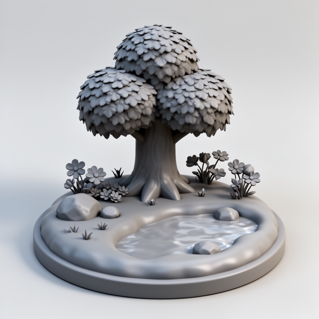 Animal Crossing Diorama free 3D printable STL