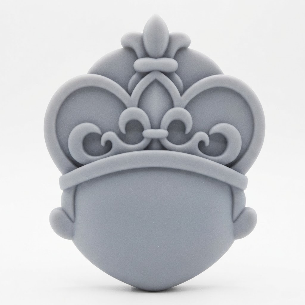 Fleur-de-Lis Shield Emblem free 3D printable STL