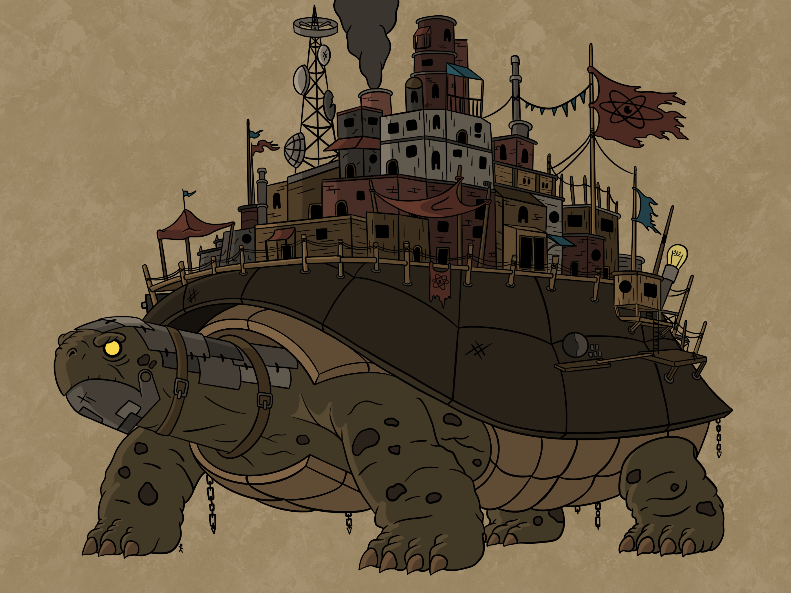 Howl's Moving Castle Model free 3D printable STL