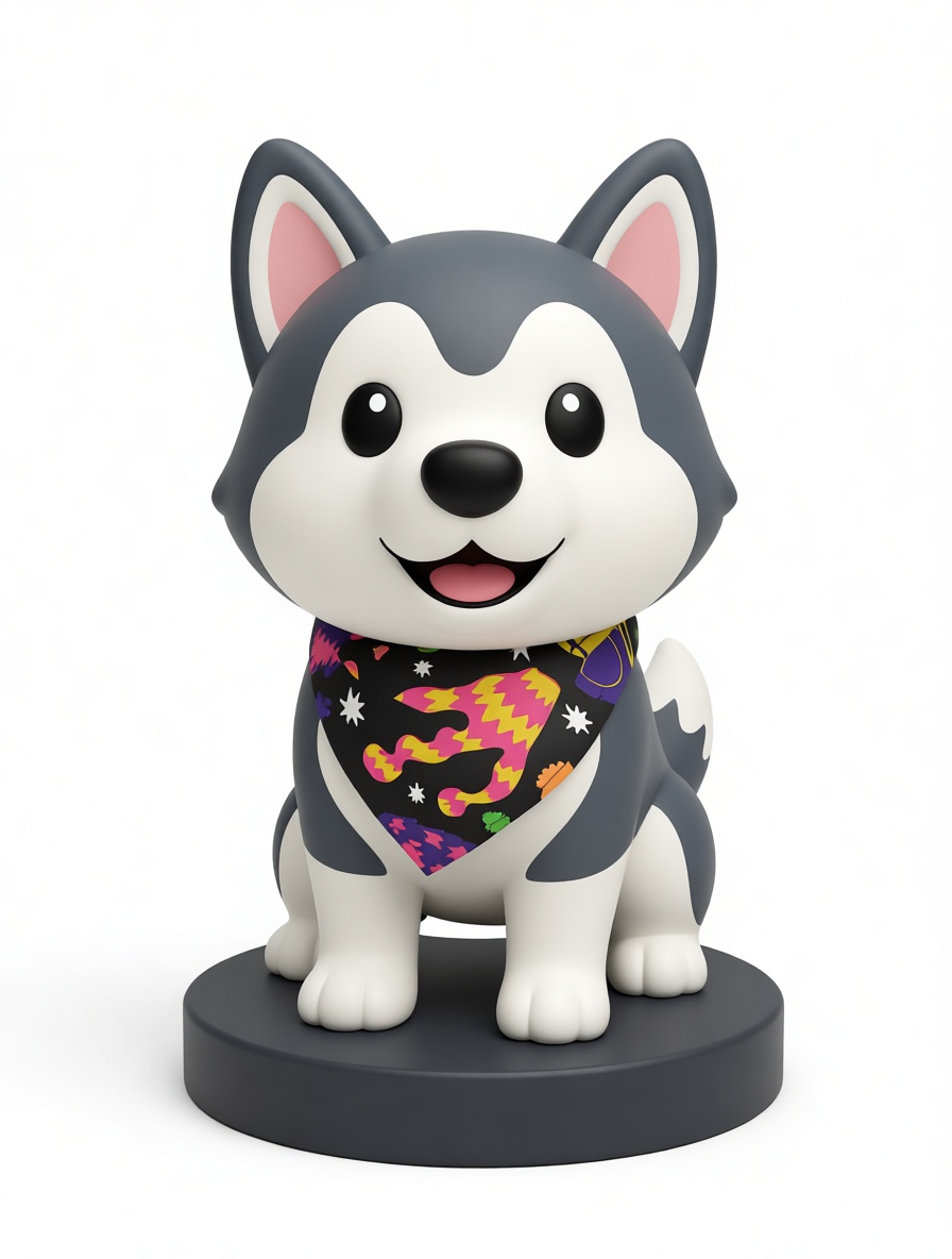 Husky Dog Figurine free 3D printable STL