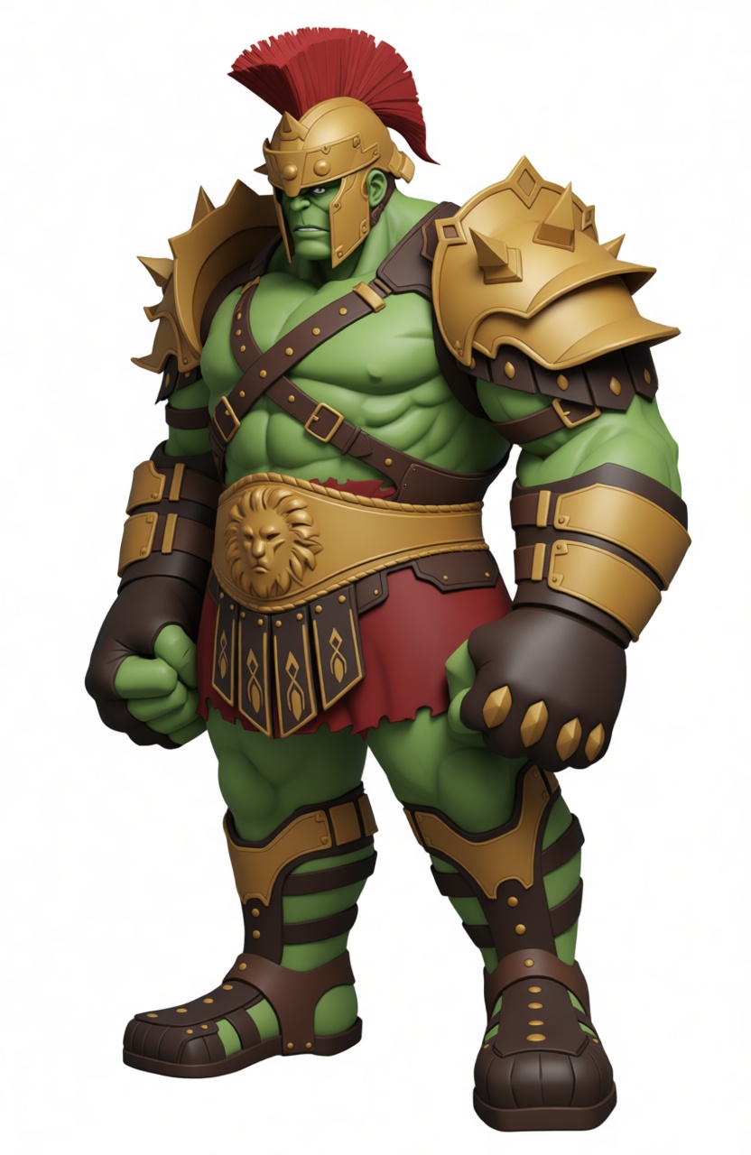 Hulk Gladiator Figurine free 3D printable STL