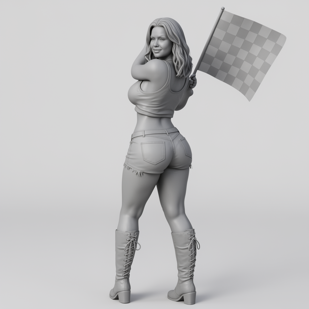 Mature Woman Figurine free 3D printable STL