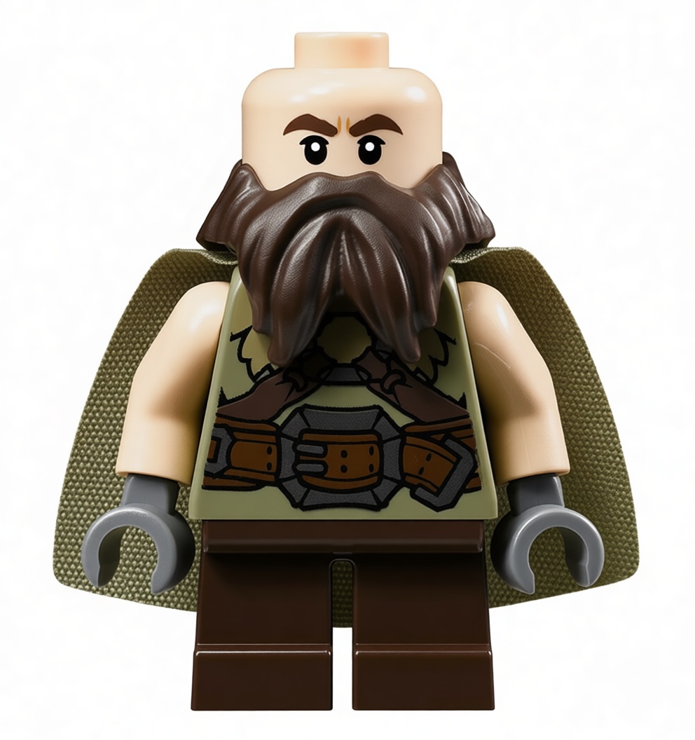 Barbarian Warrior LEGO Figure free 3D printable STL