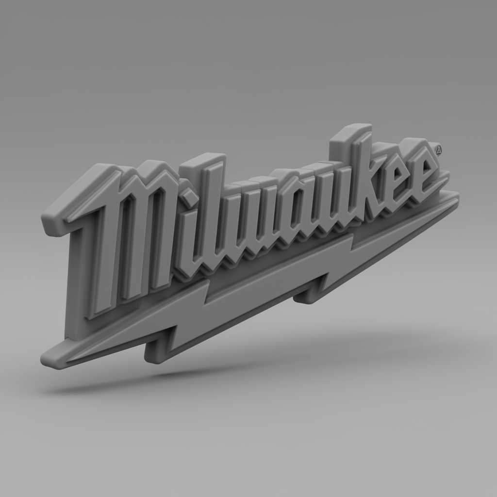 Milwaukee Tools Logo free 3D printable STL