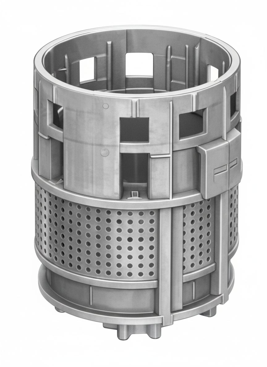 Industrial Filter Housing free 3D printable STL