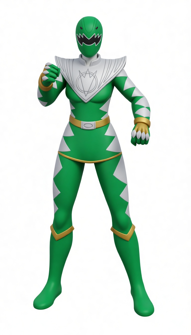 Green Ranger Figurine free 3D printable STL