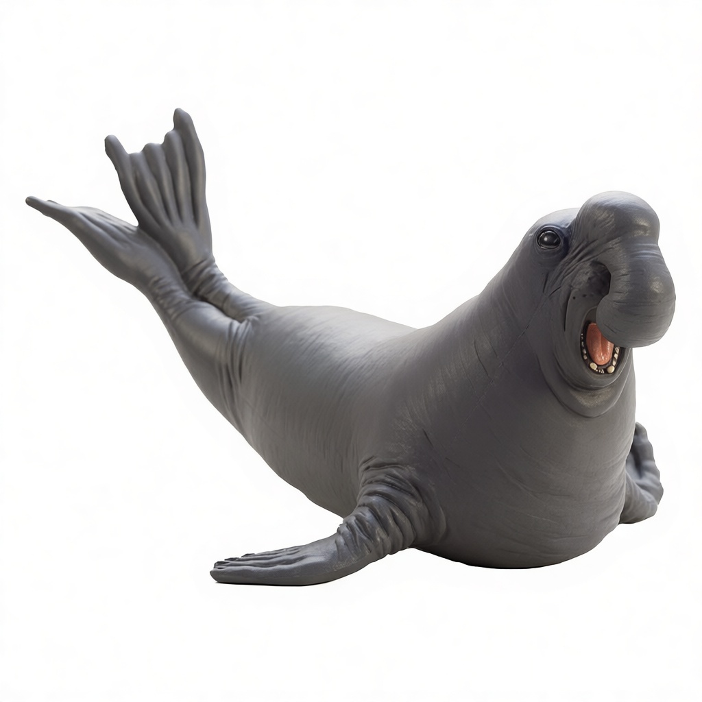 Elephant Seal Figurine free 3D printable STL