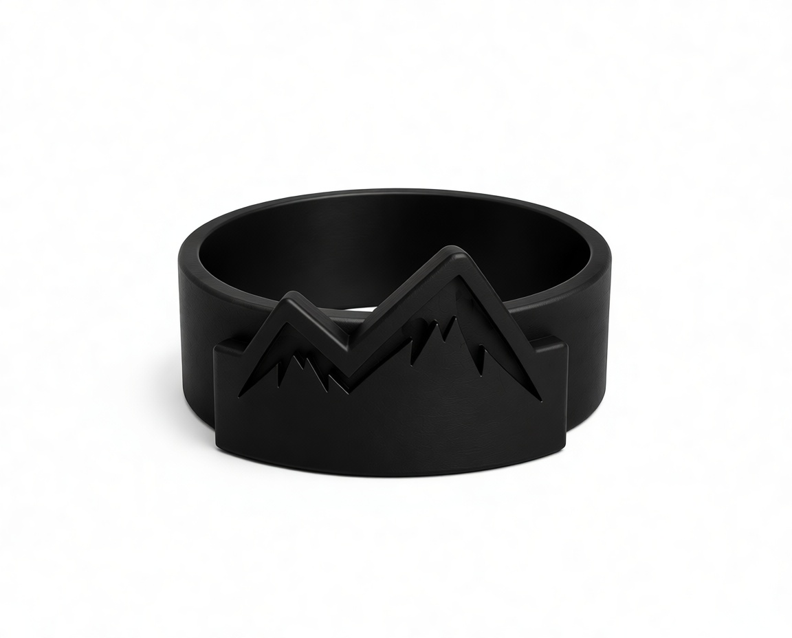 Mountain Ring Model free 3D printable STL