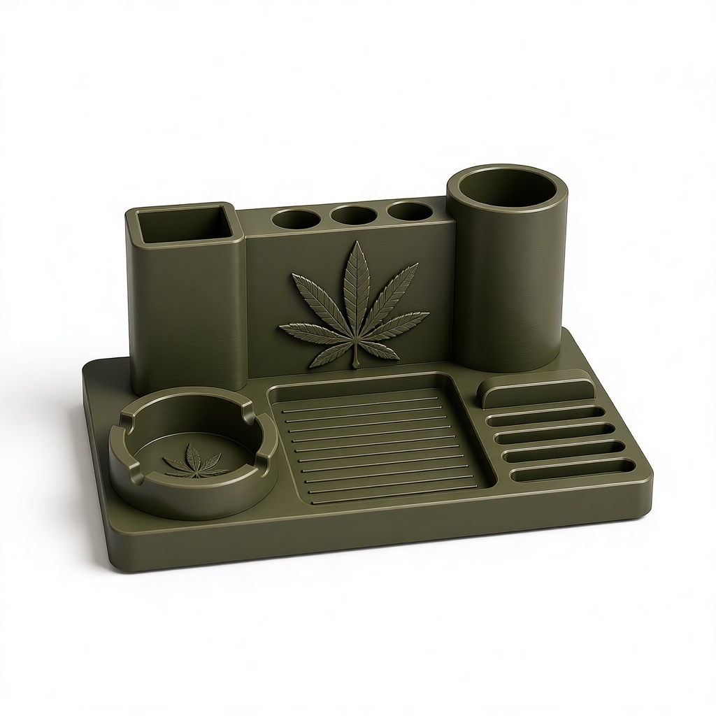Cannabis Smoking Organizer free 3D printable STL