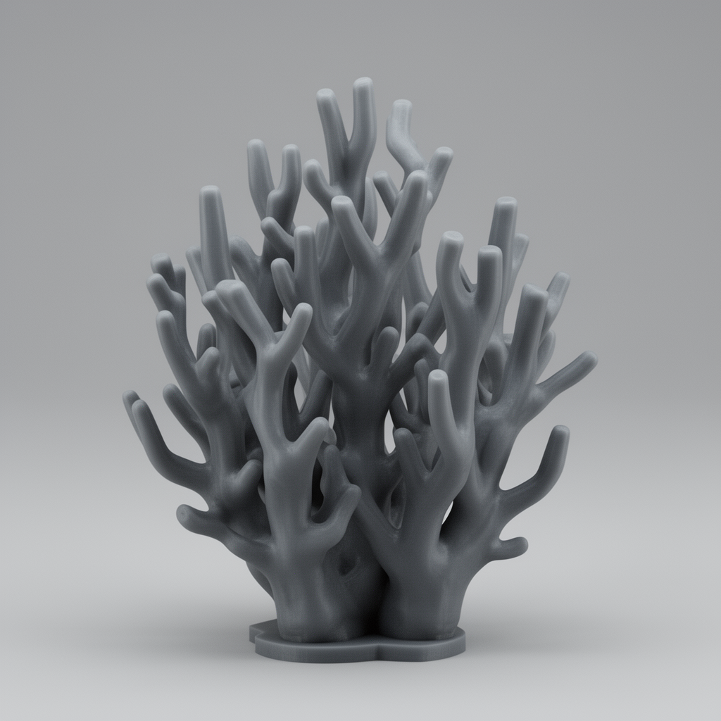 Modular Coral Sculpture free 3D printable STL