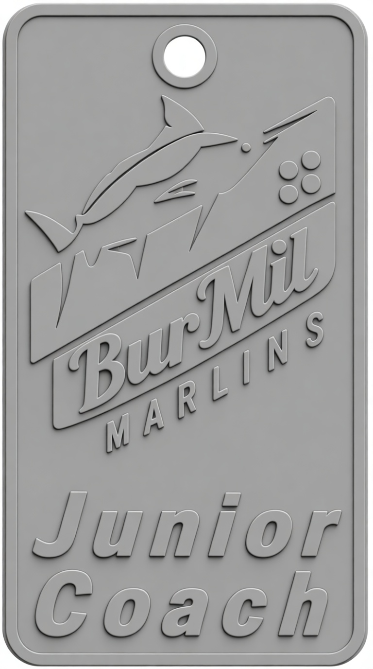 BurMil Marlins Keychain free 3D printable STL