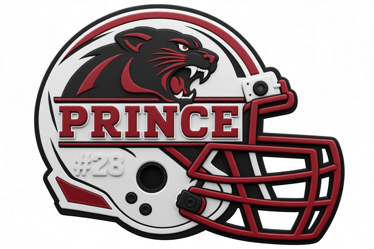 Prince Panthers Helmet free 3D printable STL