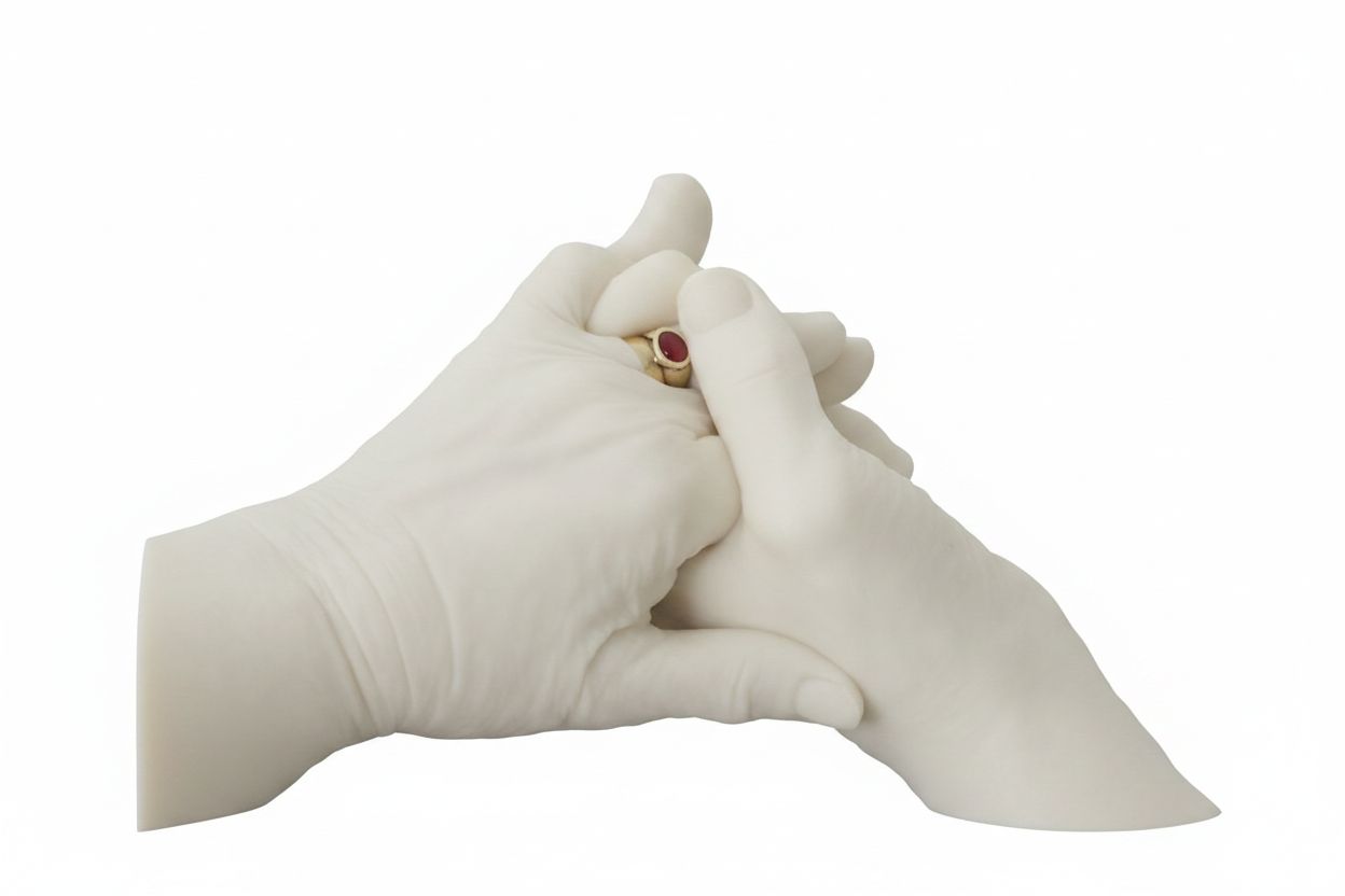Clasped Hands Sculpture free 3D printable STL