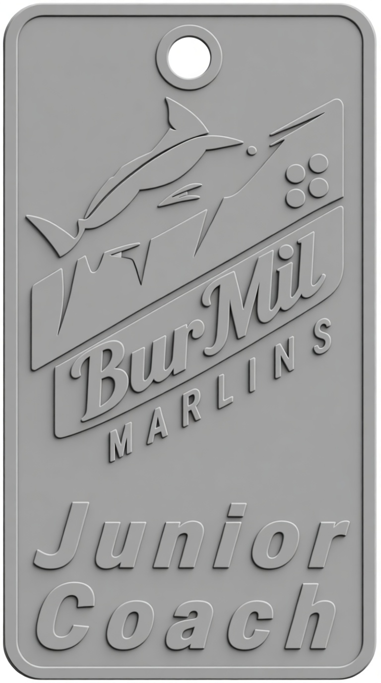 BurMil Marlins Coach Tag free 3D printable STL