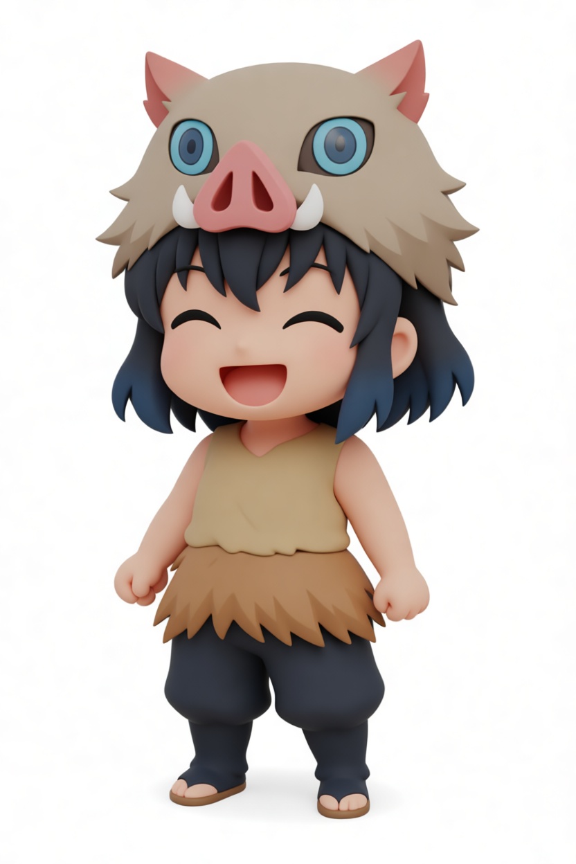 Inosuke Hashibira Figurine free 3D printable STL