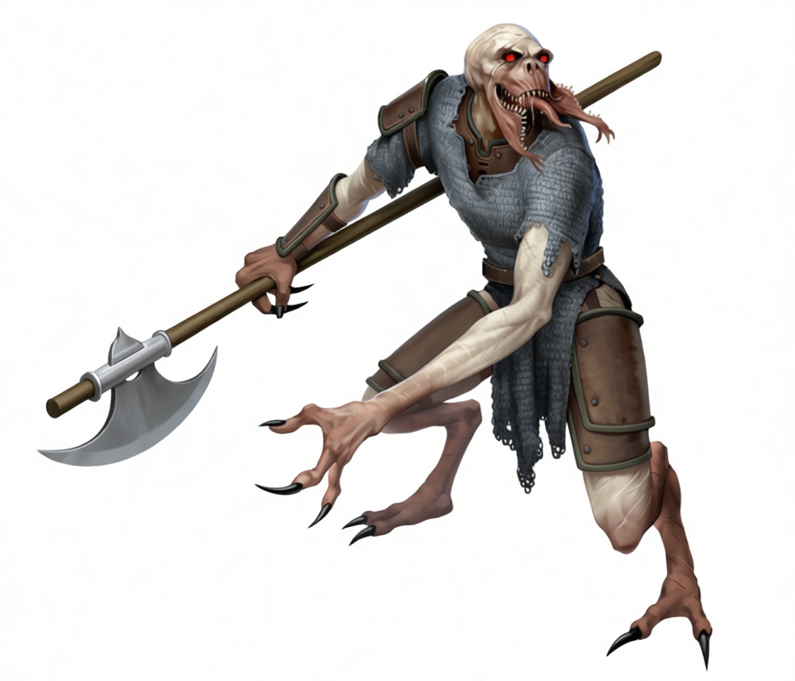 Ghoul Warrior Figurine free 3D printable STL