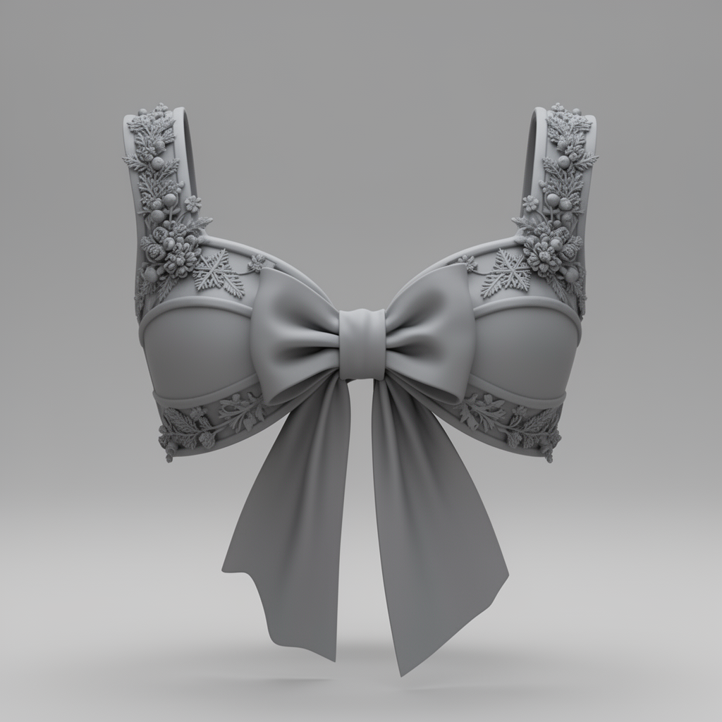 Christmas Bow Breastplate free 3D printable STL