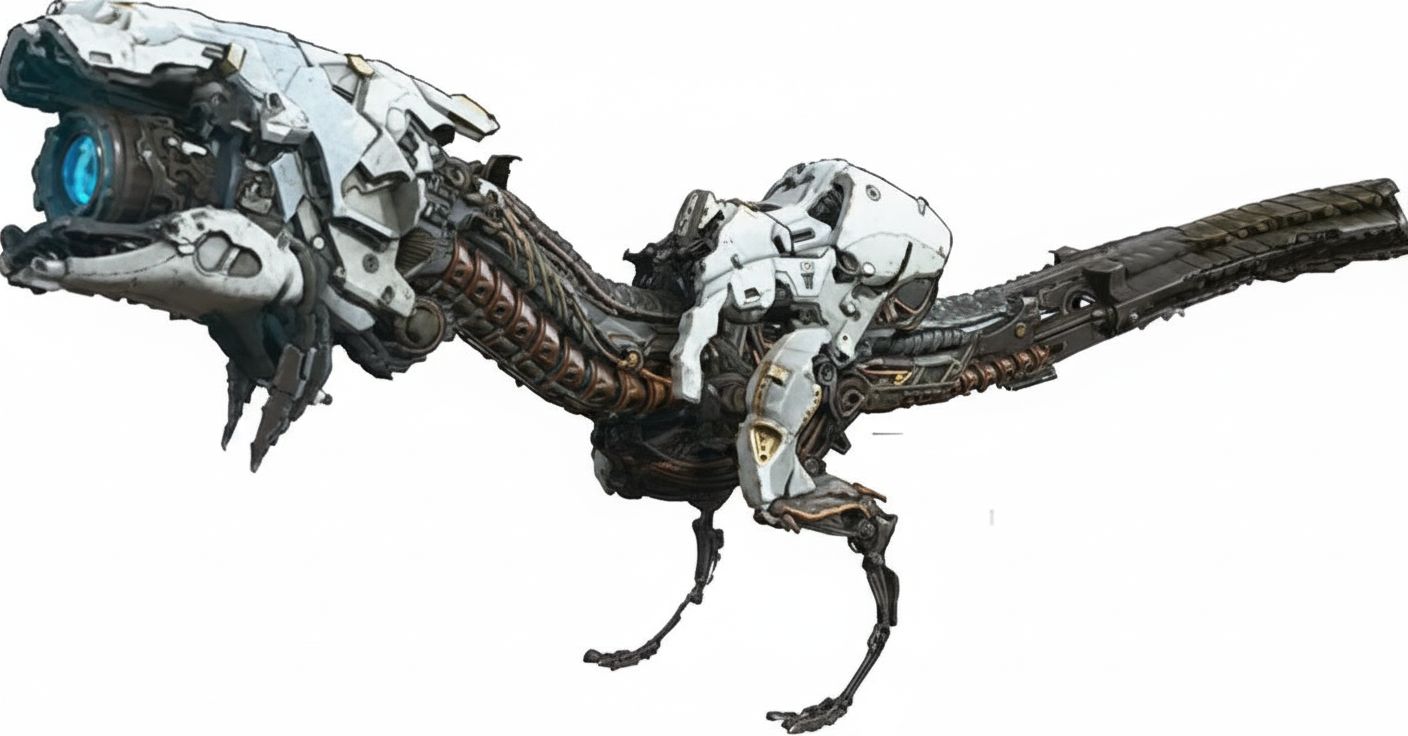 Machine Raptor Model free 3D printable STL