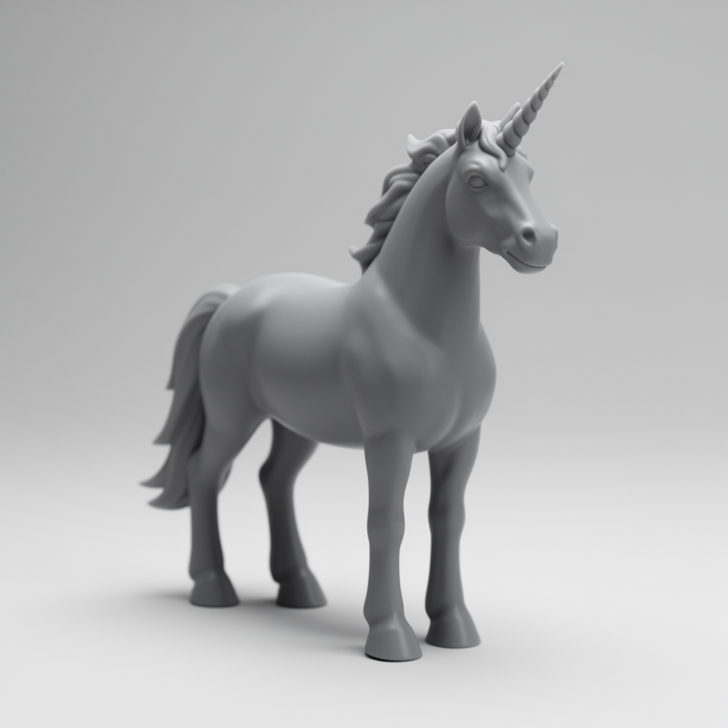 Unicorn Fantasy Figurine free 3D printable STL